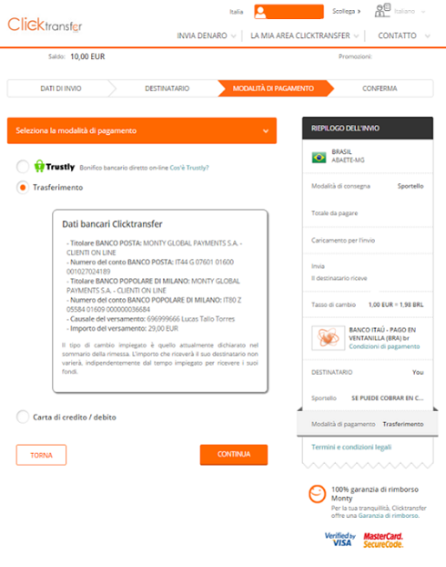 Payment process